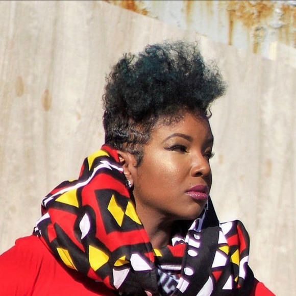 Accessories - Infinity Scarf Ankara pattern.